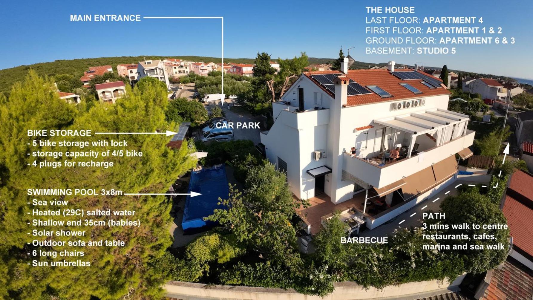 Apartments Monika Bed & Breakfast 236 Punat Esterno foto